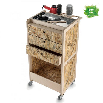 Hairdressing trolley Timber