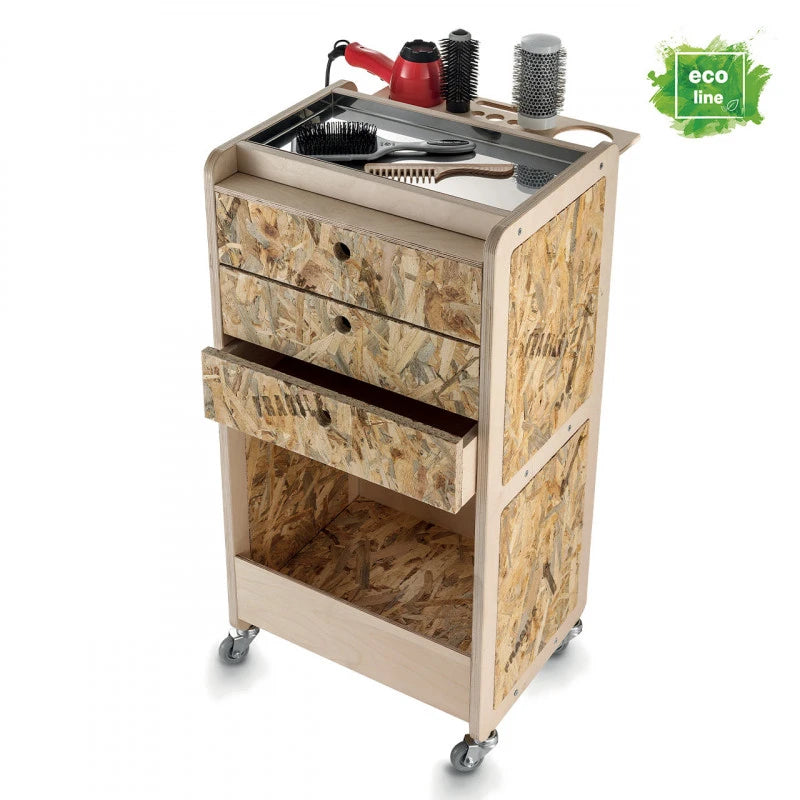 Hairdressing trolley Timber