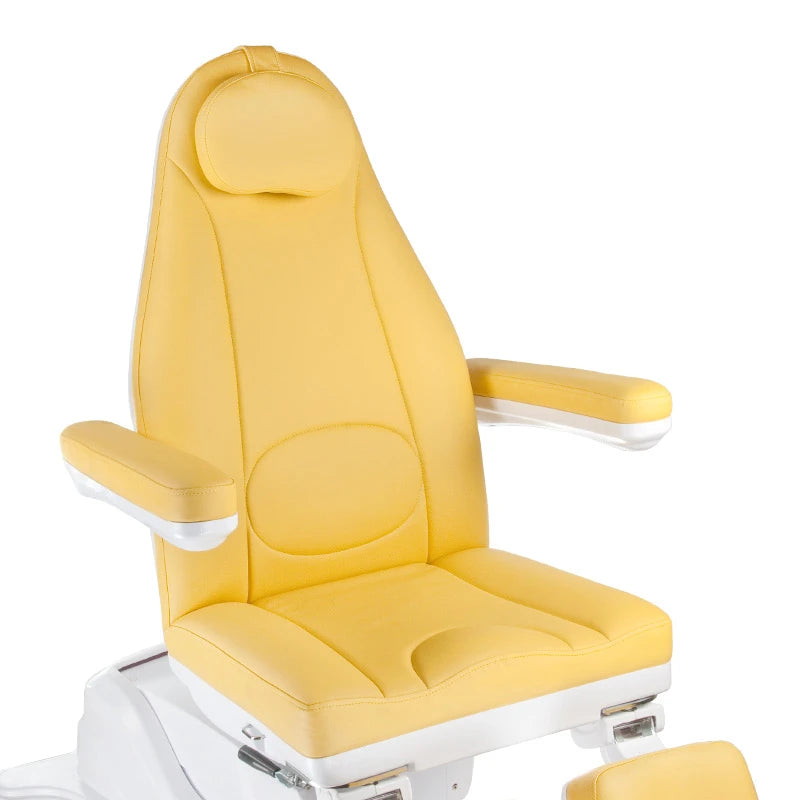 Beauty bed-couche 6672C, 3 motors, yellow