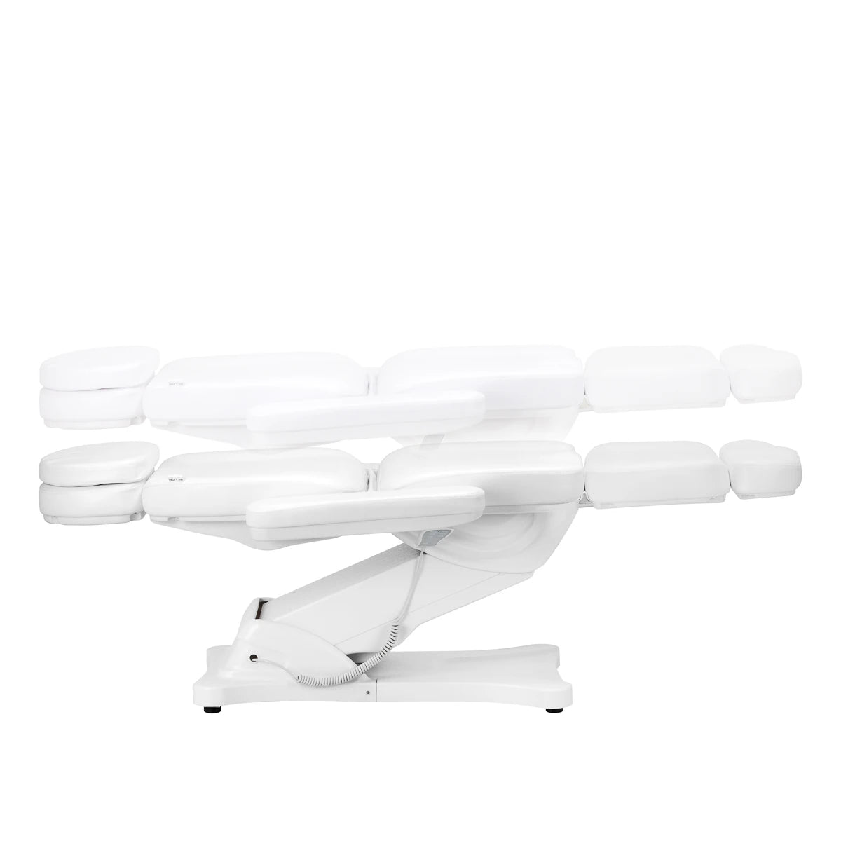 Kosmetoloģijas krēsls - kušete SILLON CLASSIC, 3 motori, ar sildīšanu, balts