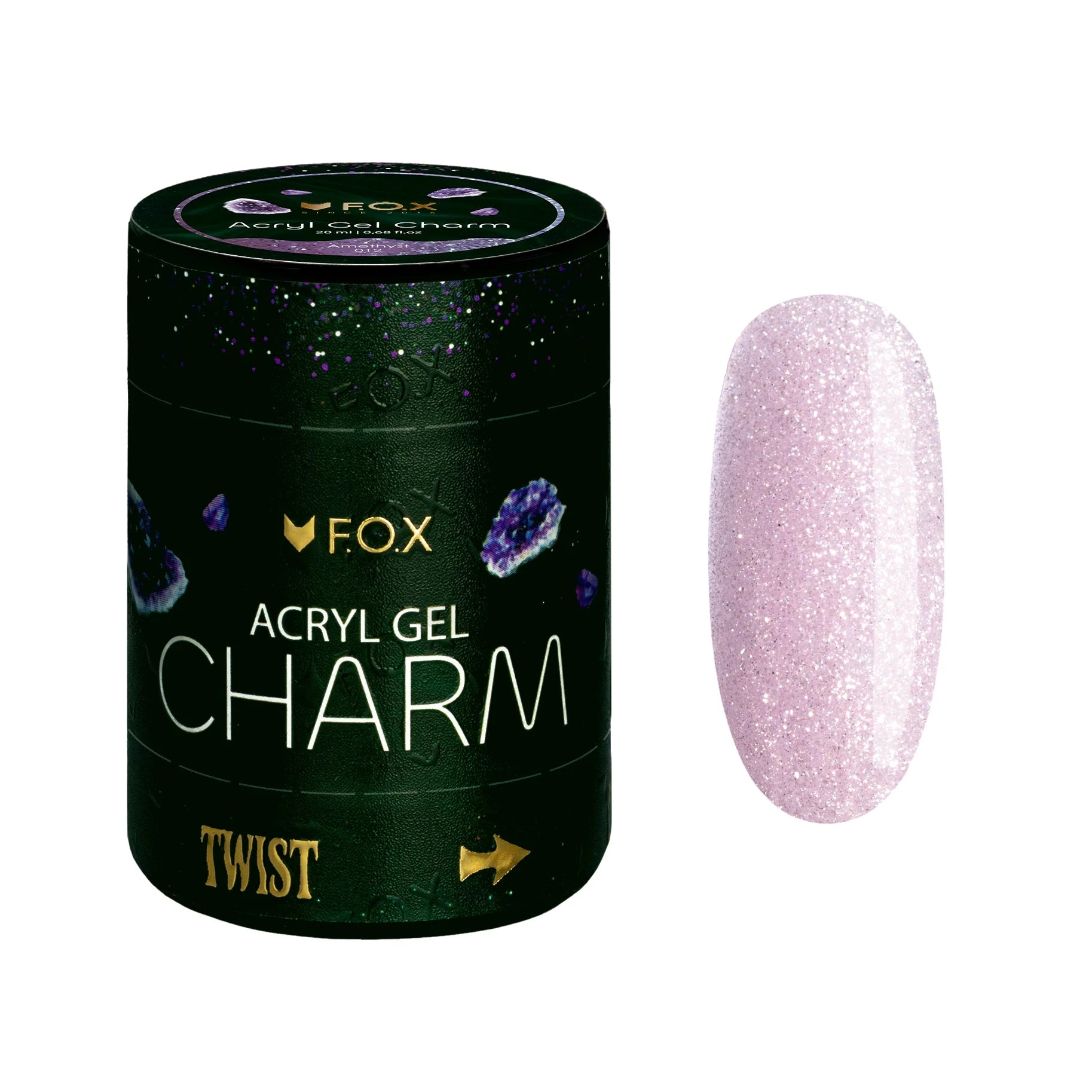 Acryl gel Charm Amethyst, 15 ml