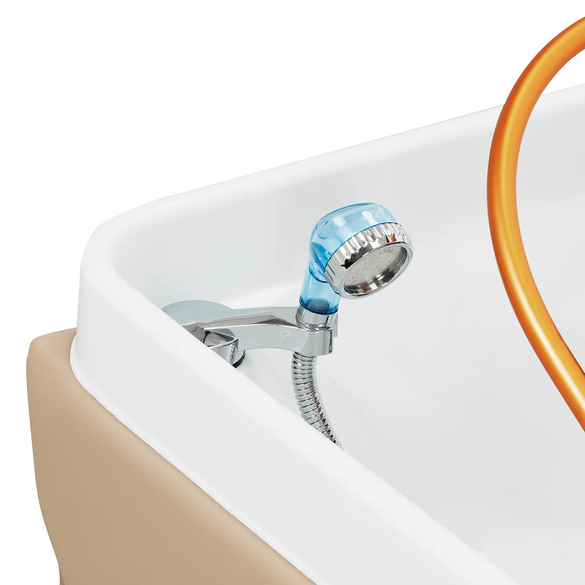 Gabbiano Head Spa Maldives Rückwärtswaschbecken, Beige