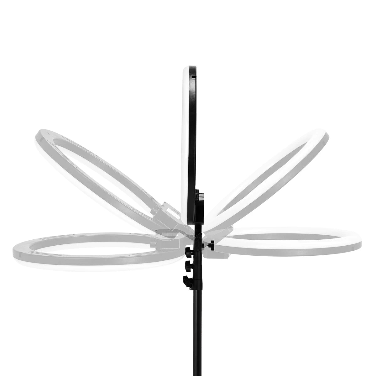 GLOW Ring LED lamp 18" BSC with tripod 45W