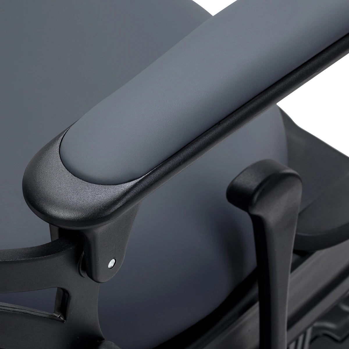 Barbershop chair Gabbiano Niccolo, graphite colour, without decorative buttons