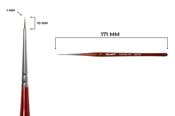 Brush DD13R (MIX) for nail design [1]