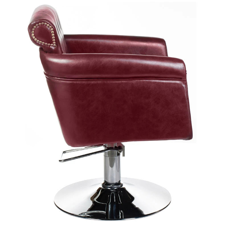 Hairdressing chair ALBERTO BH-8038, cherry