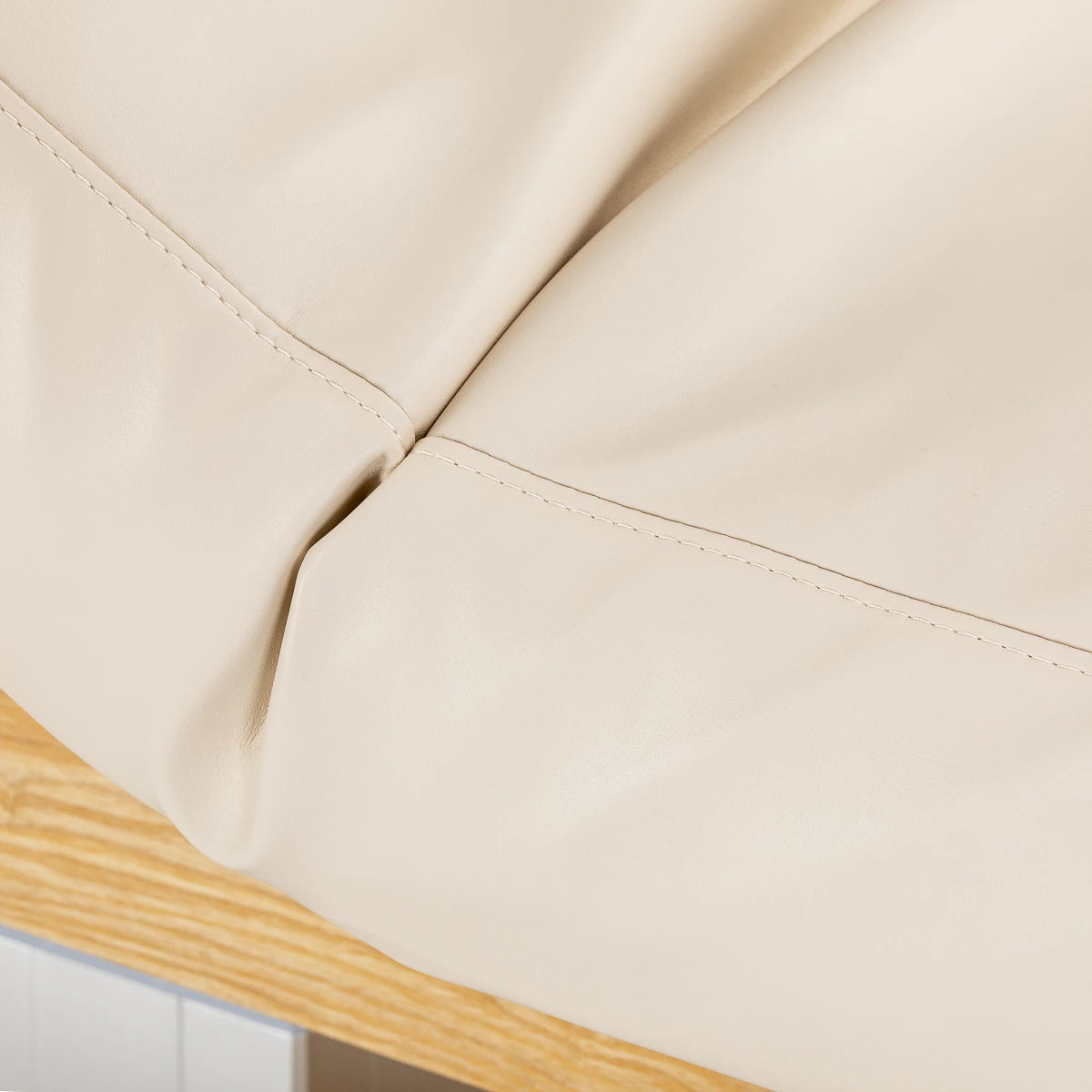 SPA kušete Sillon Comfort, krēmkrāsa ar gaiši brūnu pamatni