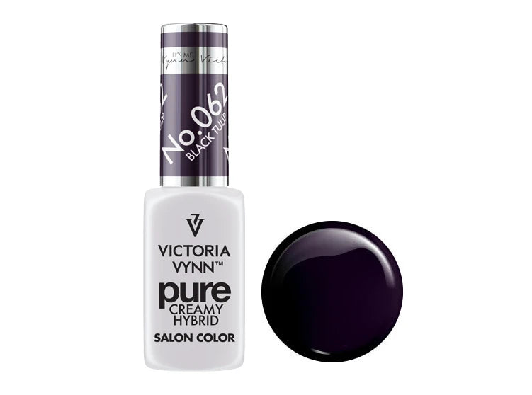 Victoria Vynn Gēla nagu laka 062 Black Tulip PURE, 8 ml