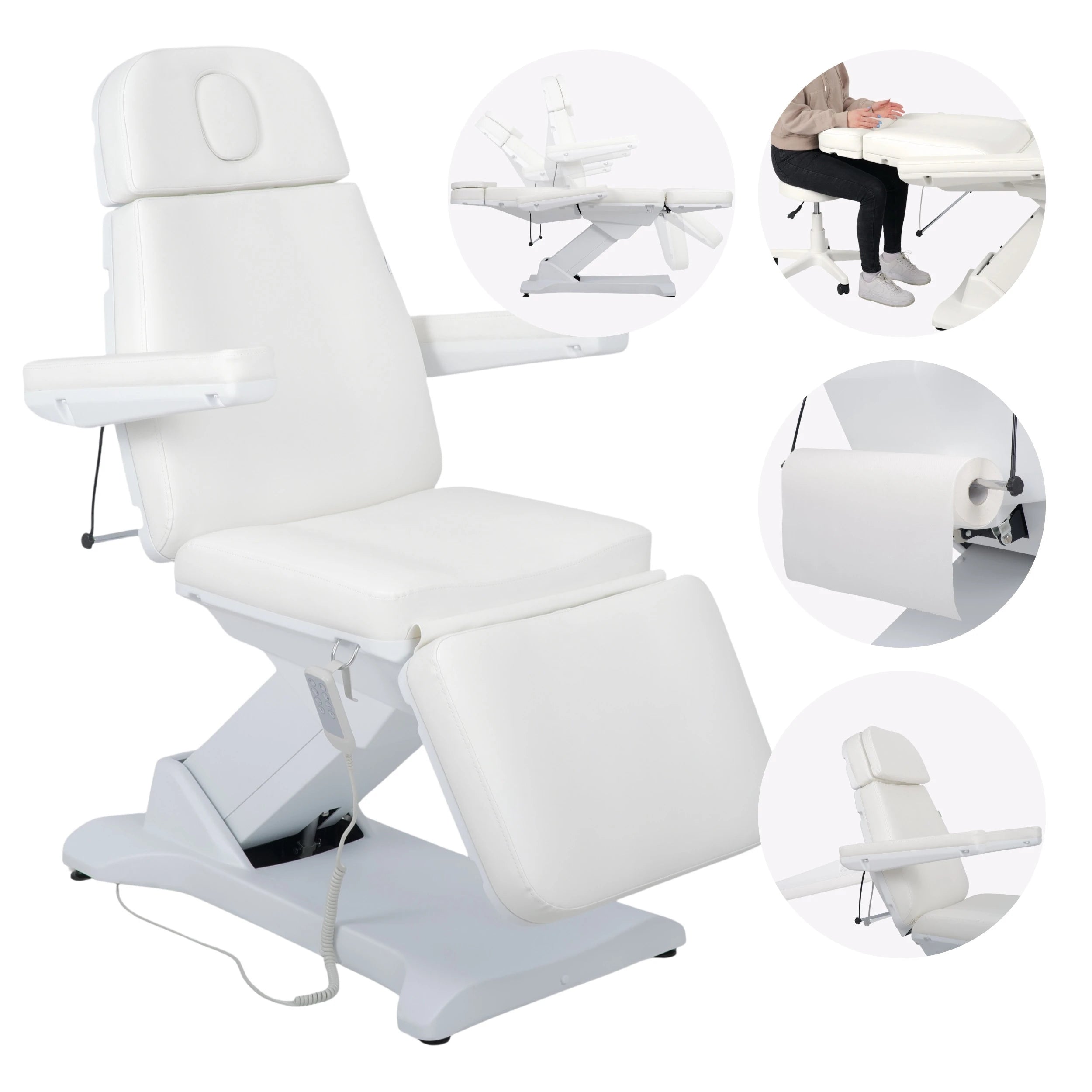 Electric beauty chair Selia PRO 4 Touch Core k301 white