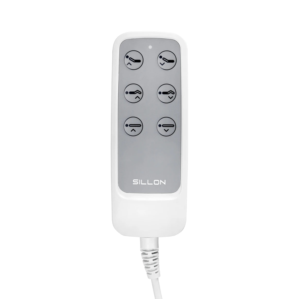 Kosmetoloģijas krēsls - kušete SILLON LUX 273b, 3 motori, balta