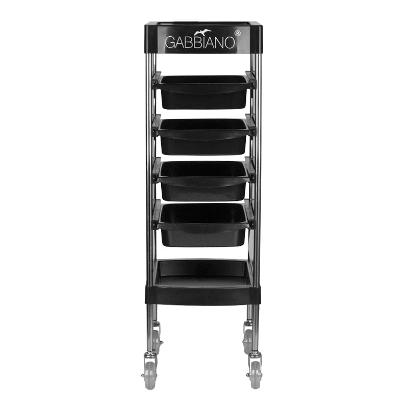 Парикмахерская тележка, Gabbiano FX11-F, чёрная