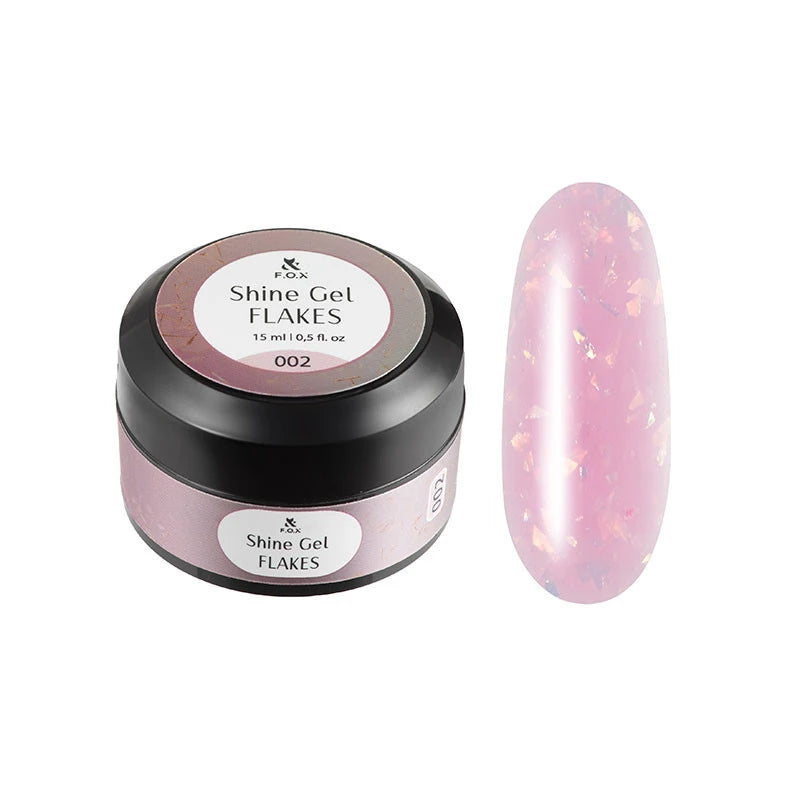 F.O.X Shine Gēls Flakes 002, 15 ml