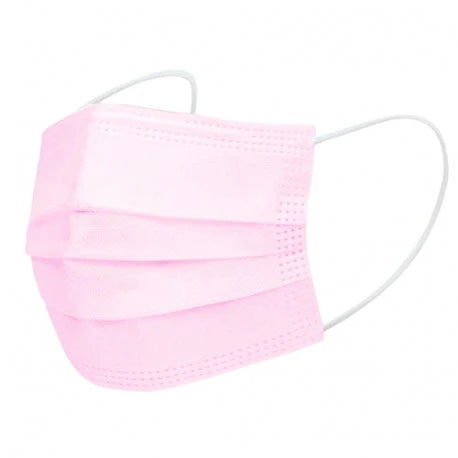 LyncMed  Medical 3-layer face mask, pink (50 pcs)