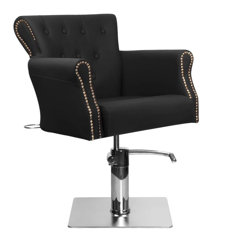 Fauteuil de coiffure cheveux system BER 8541 noir