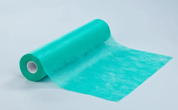 NON-woven bedsheet in roll with perforation Medixpro 60cm x 50m -GREEN