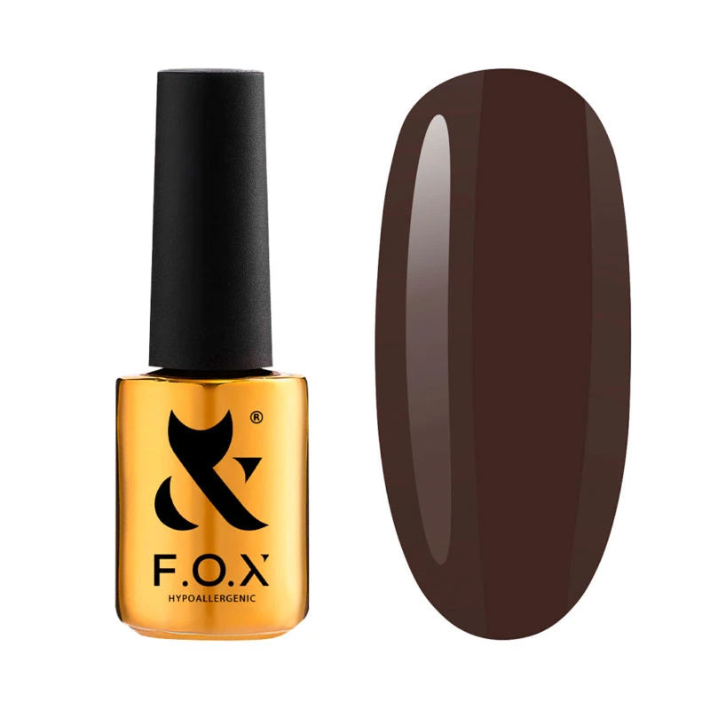 F.O.X Gēla nagu laka Spectrum 033 Gold, 7 ml