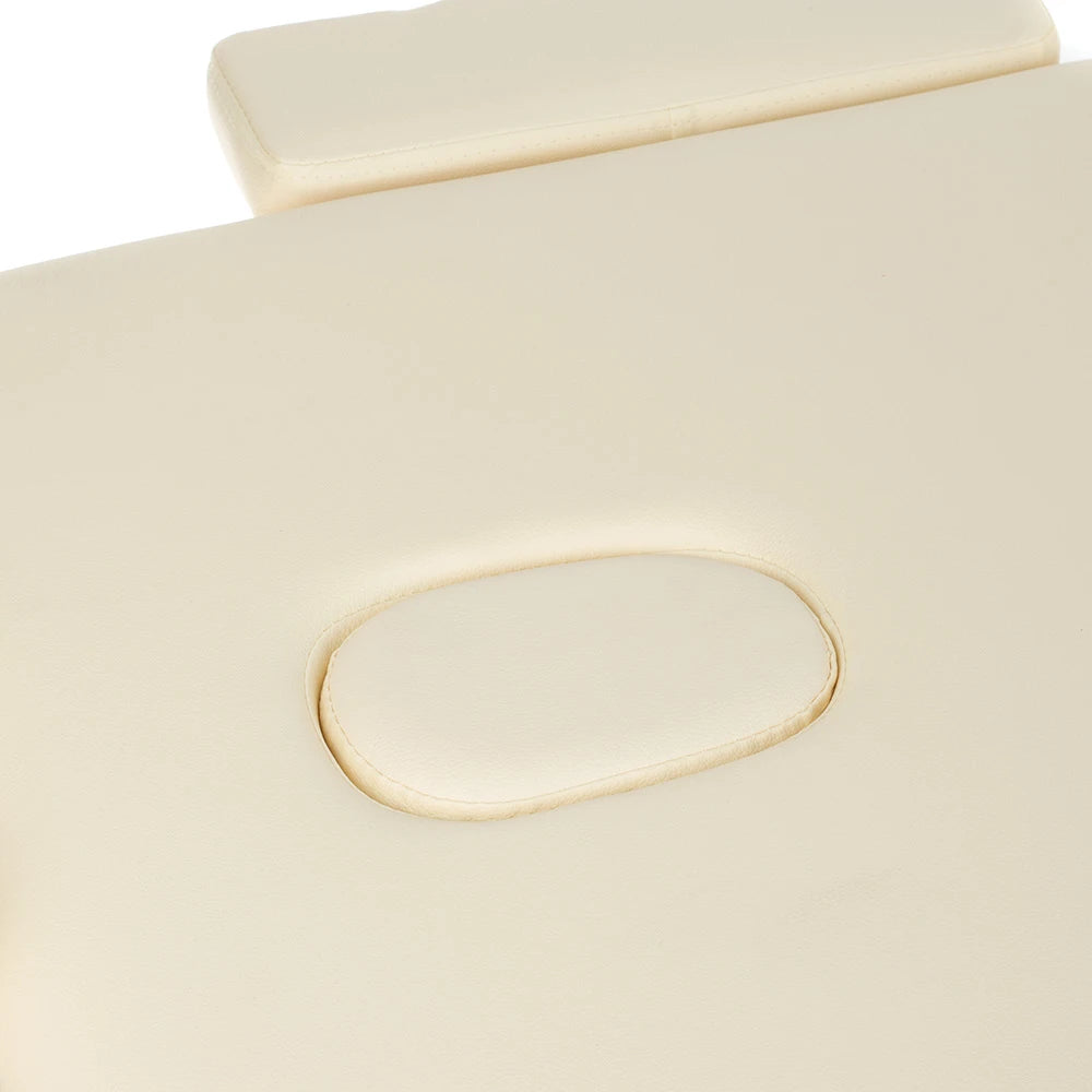 Folding massage table COMFORT 11, creame