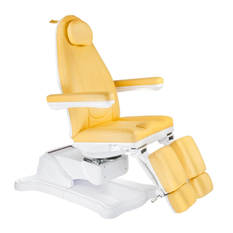 Beauty bed-couche 6672C, 3 motors, yellow
