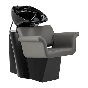 Hairdressing wash unit Gabbiano Lucca grey