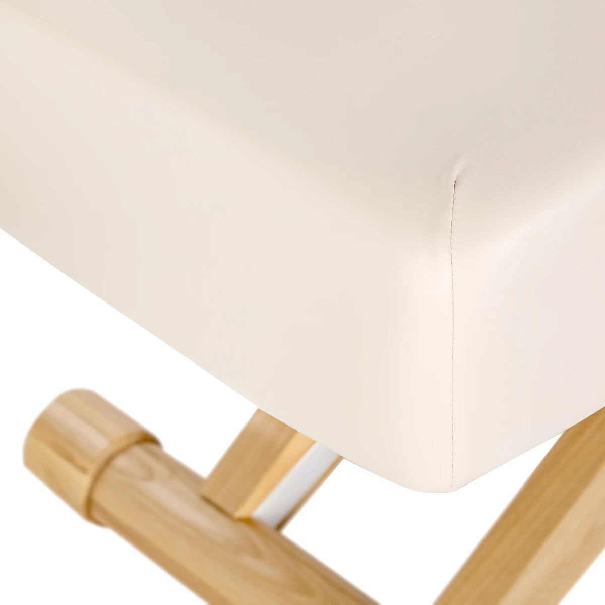 Sillon SPA behandelstoel Siesta, crème met lichtbruine voet