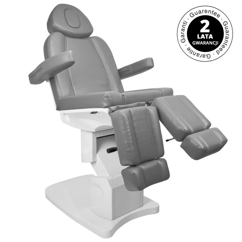 Pedikīra krēsls AZZURRO 708as PEDI, 3 motori, pelēkā