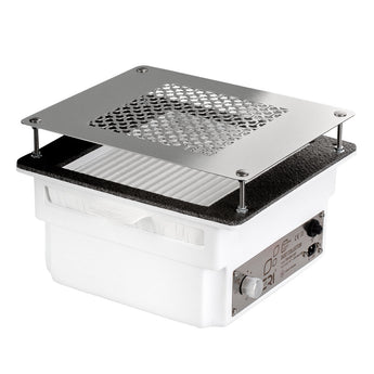 Teri 800 white (silver mesh)-built-in nail dust collector