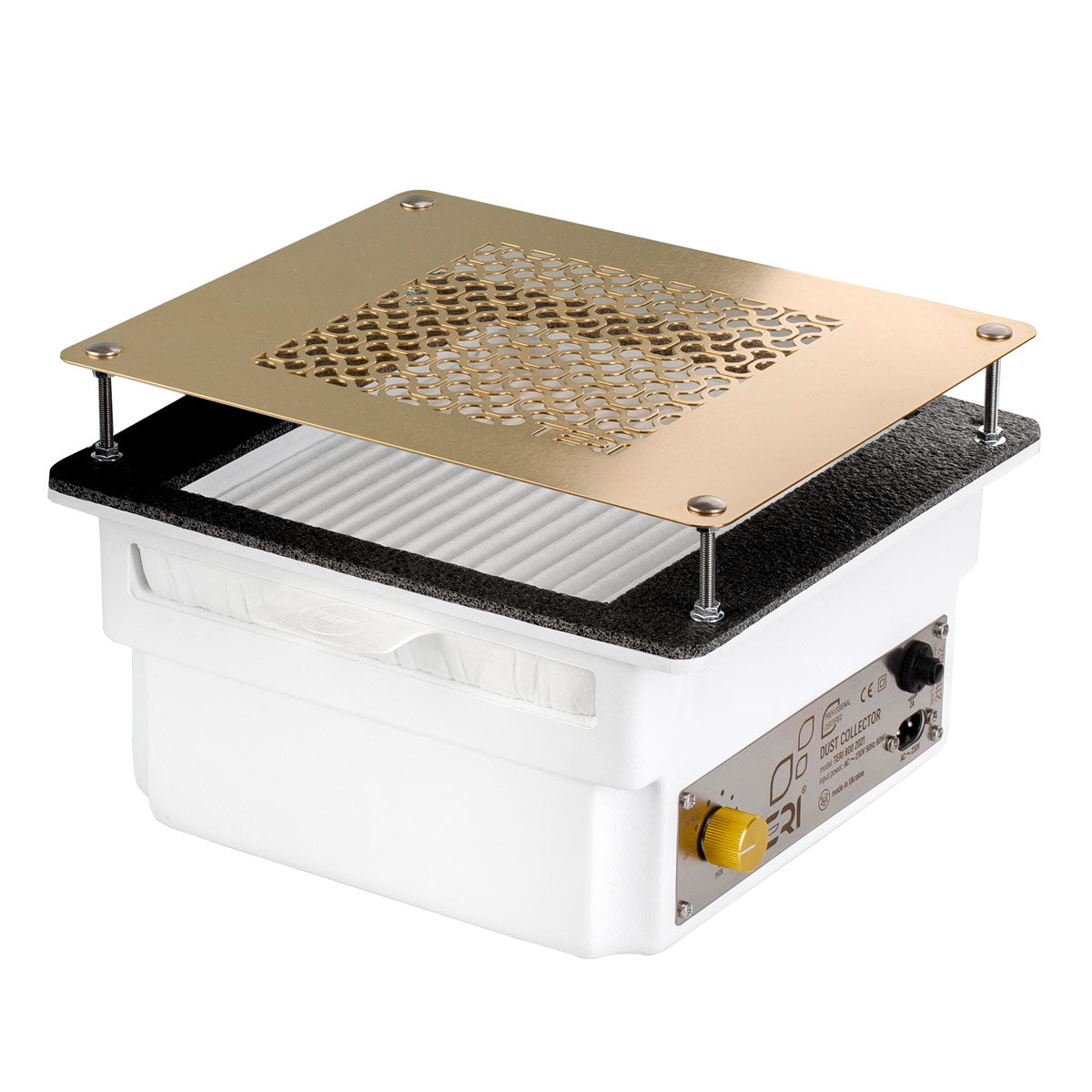 Teri 800 white (golden mesh)-built-in nail dust collector
