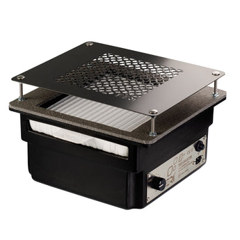 Teri Turbo black (black mesh)-built-in nail dust collector