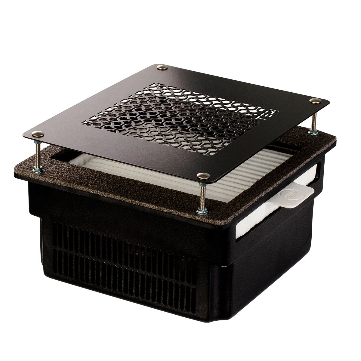Teri Turbo black (black mesh)-built-in nail dust collector