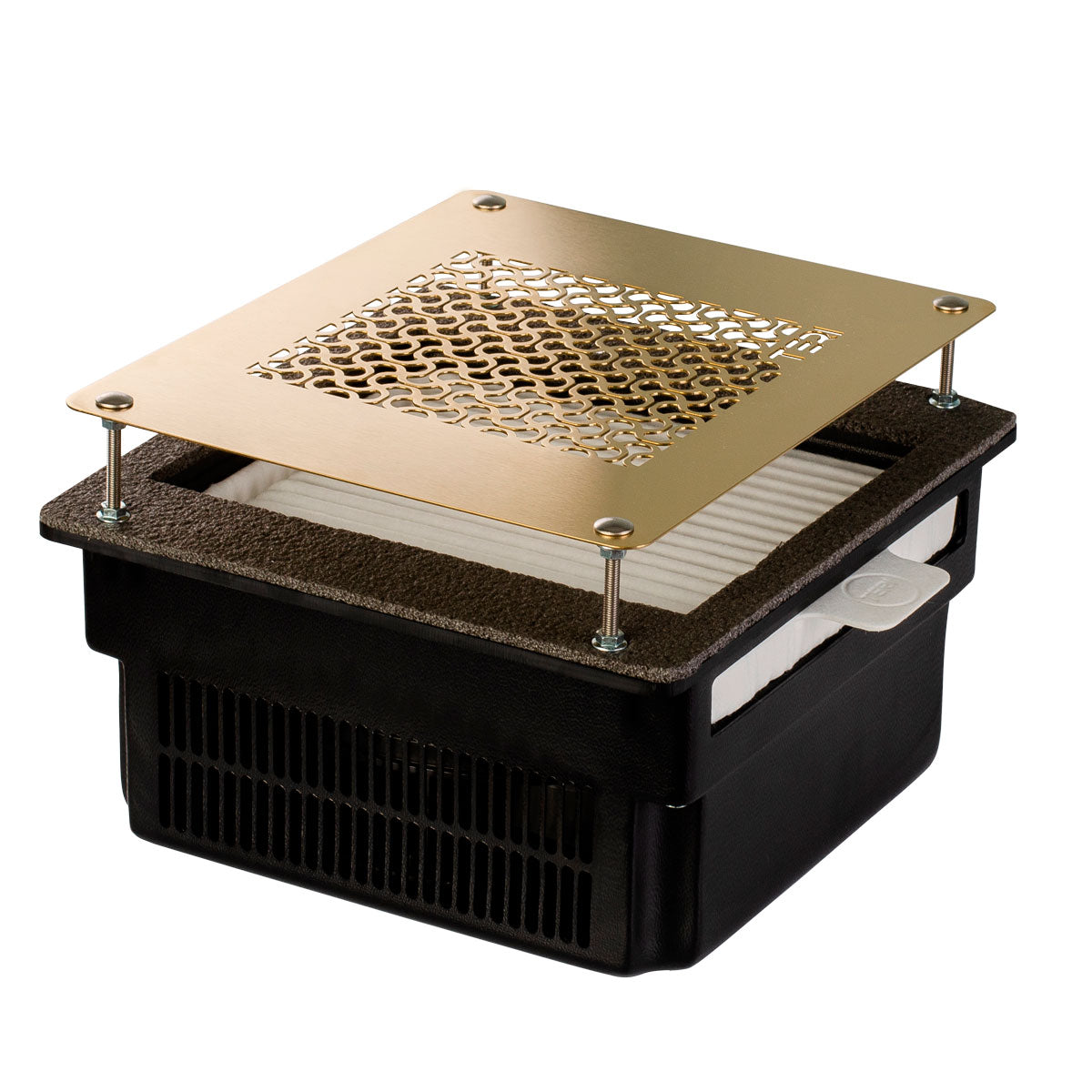 Teri Turbo black (golden mesh)-built-in nail dust collector