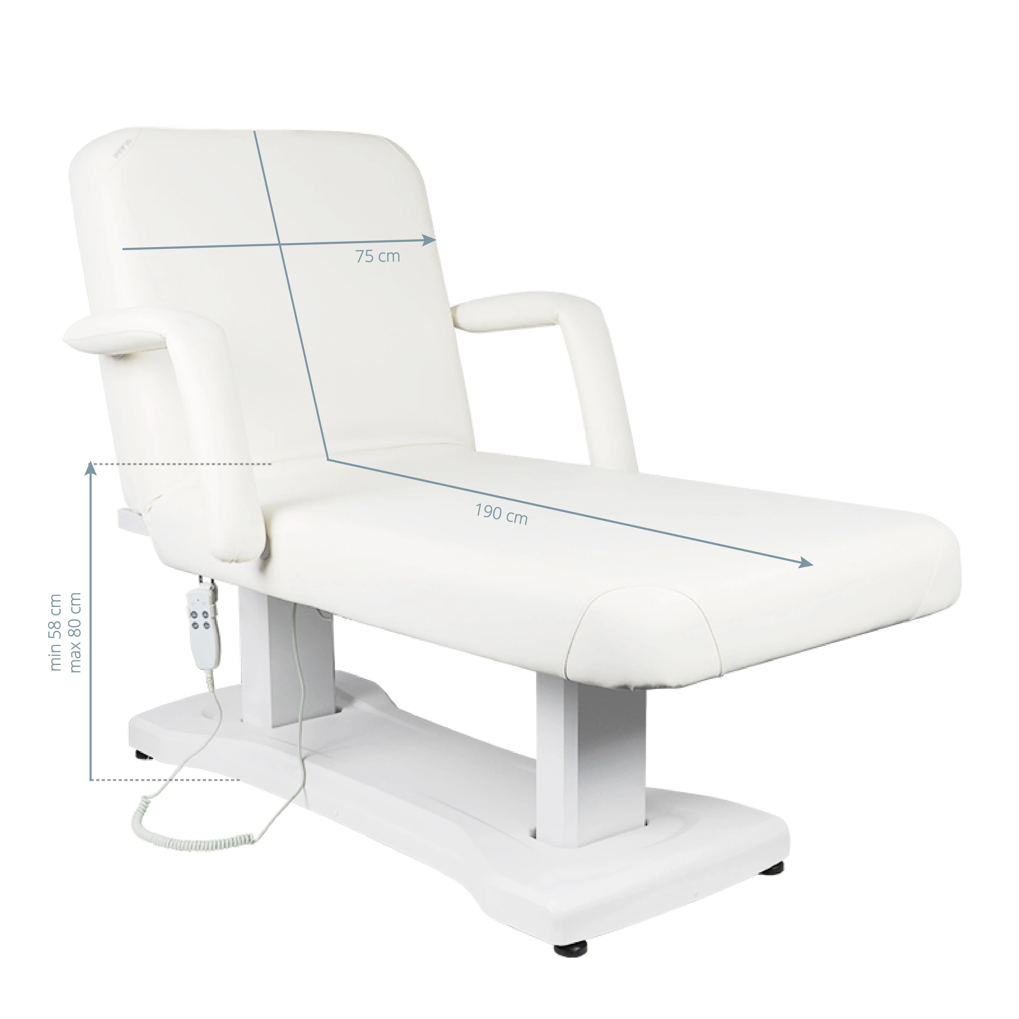 électrique lit massage Azzurro 819a 3 puissant blanc