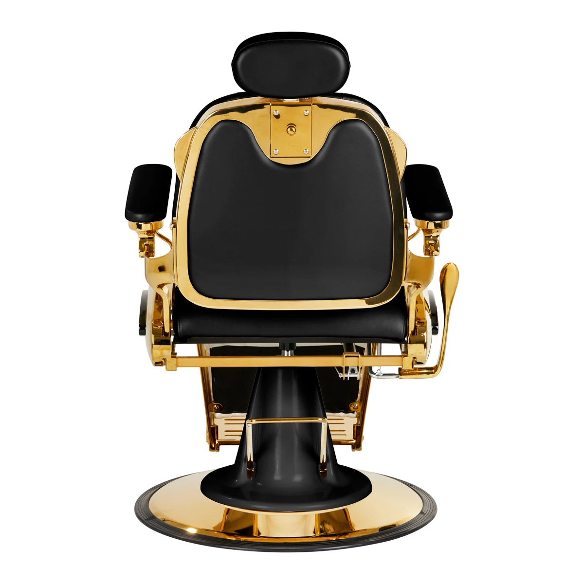 Fauteuil Barbier Gabbiano Grancesco noir and or