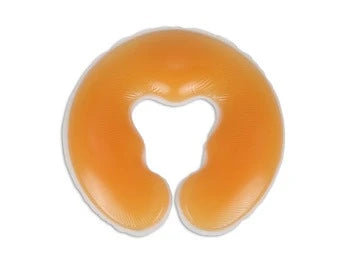 U-Form Silikon-Gelkissen für Massageliegen mit Gesichtsloch, Hautfarben