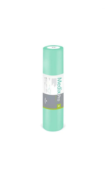 NON-woven bedsheet in roll with perforation Medixpro 60cm x 50m -GREEN