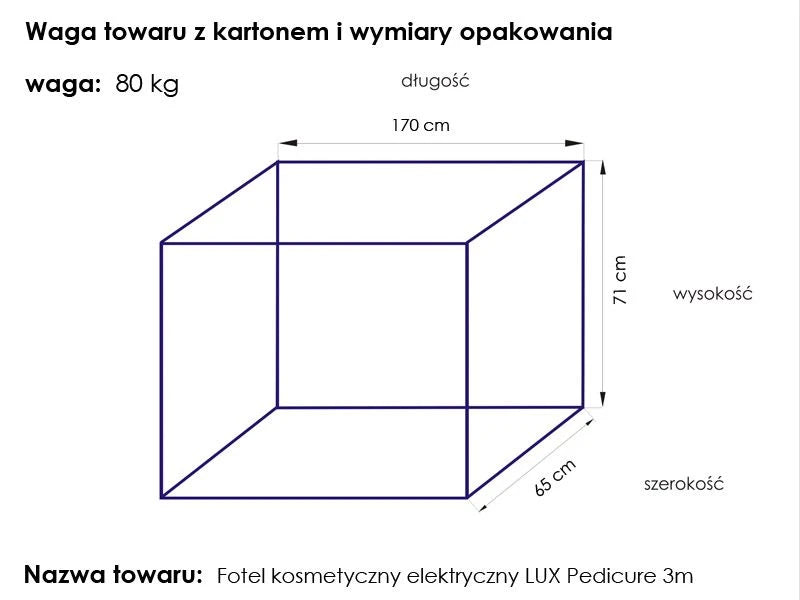 Pedikérské křeslo LUX PEDI, 3 motory, bílé