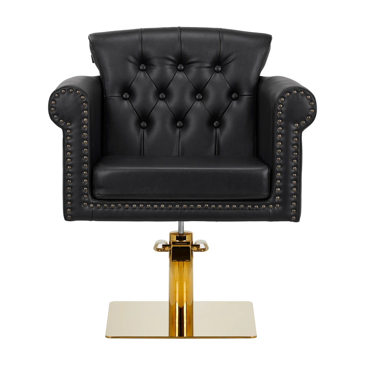 Fauteuil de coiffure Gabbiano Berlin doré-noir