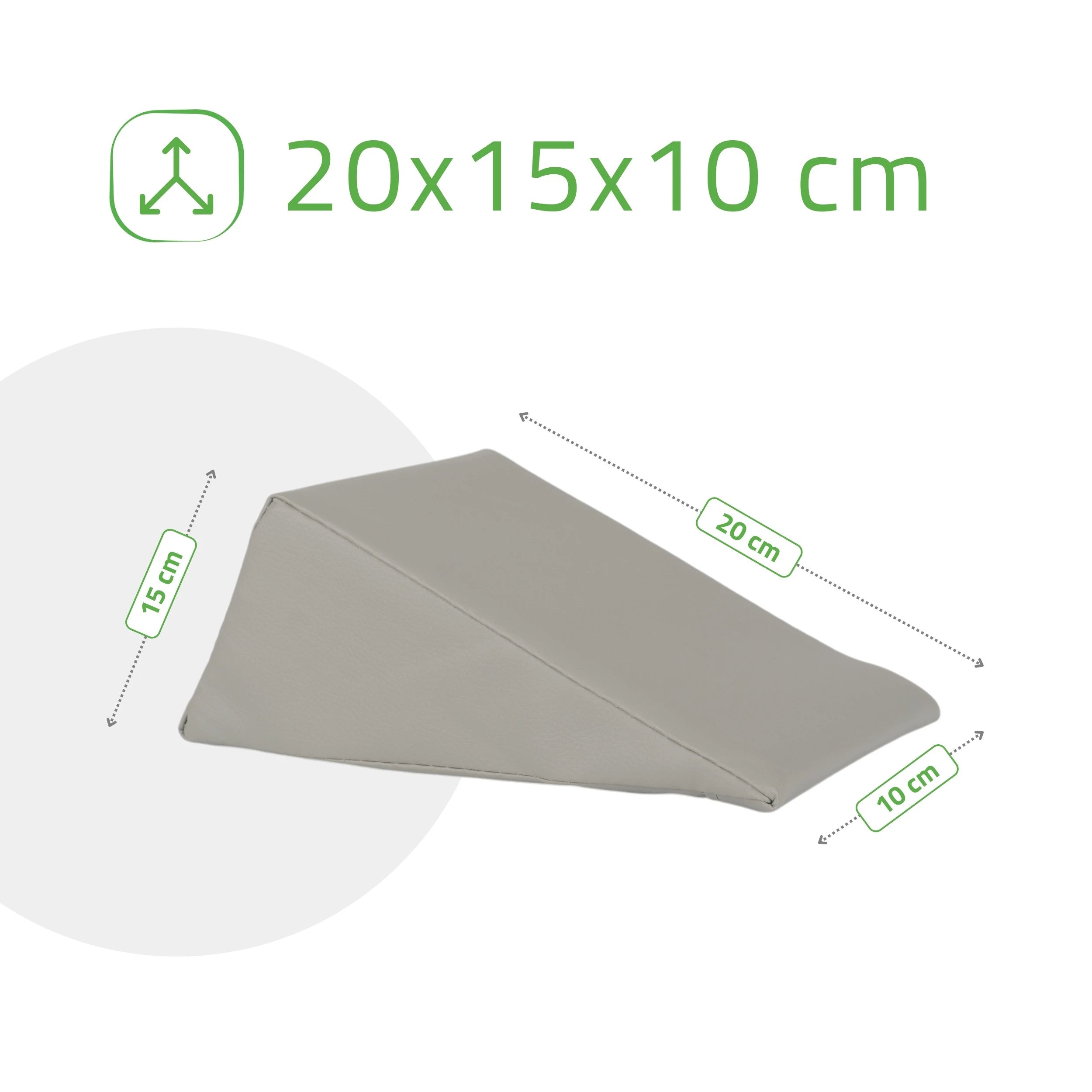 Wedge Bolster 20x15x10 K522 Gray