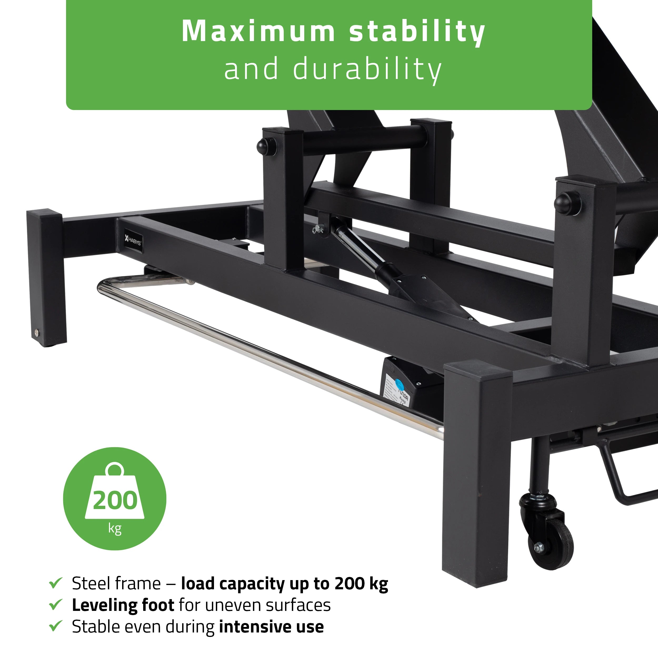 Fortis 2 ERGO Massagetafel, elektrische hoogteverstelling met voetbalkabel, ERGO kussen, K722 Grijs
