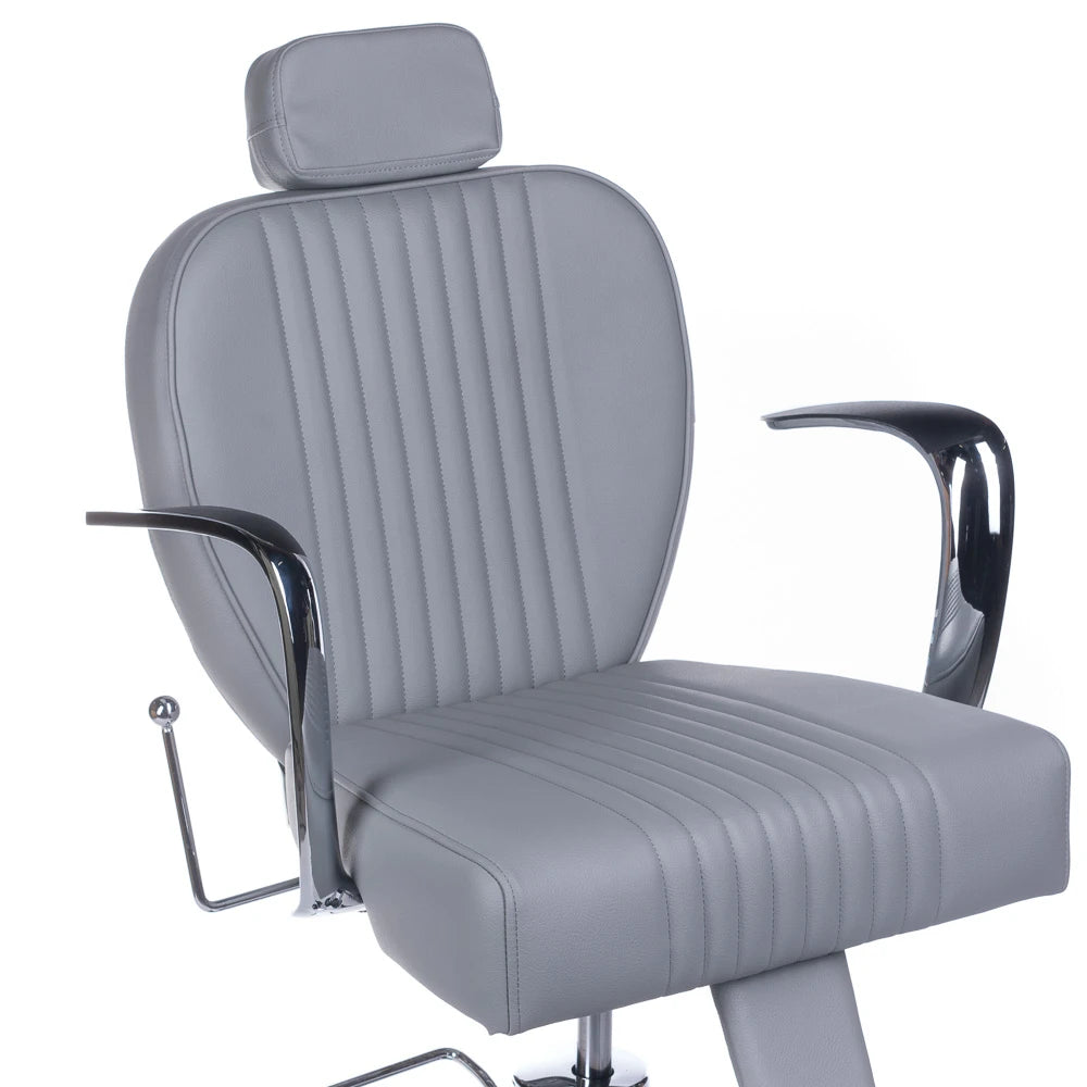 fauteuil Barbier OLAF BH-3273, gris clair