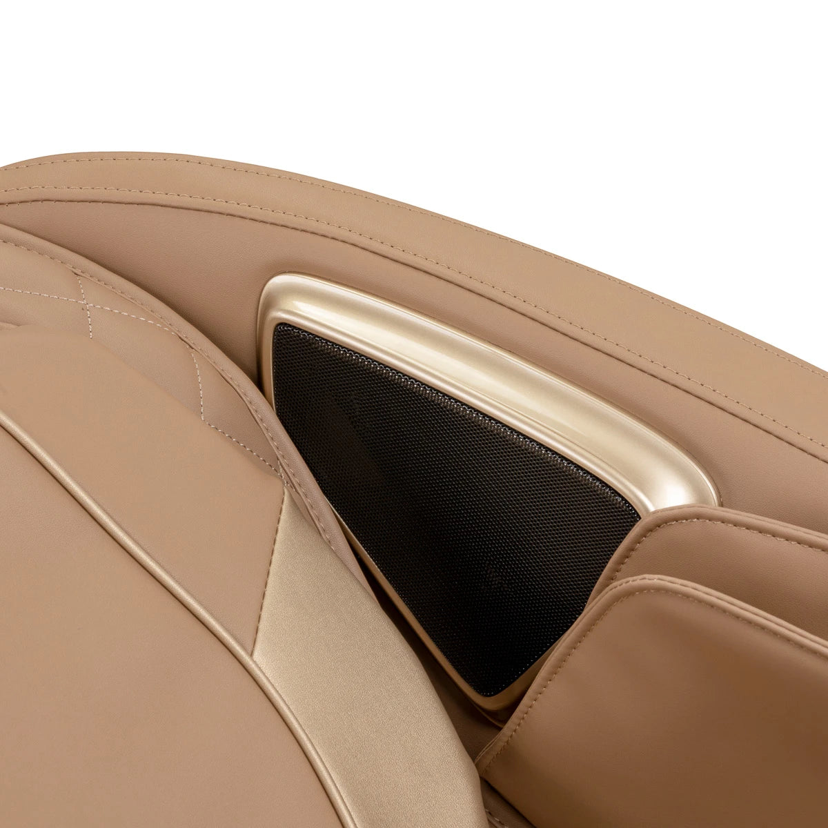 Массажное кресло Sakura Luxury 808, белое с бежевым