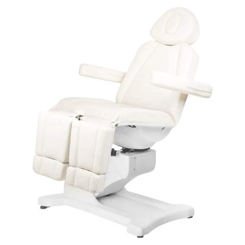 Кресло для педикюра AZZURRO 869as PEDI, 5 мотора, белое (+ функция вращения)