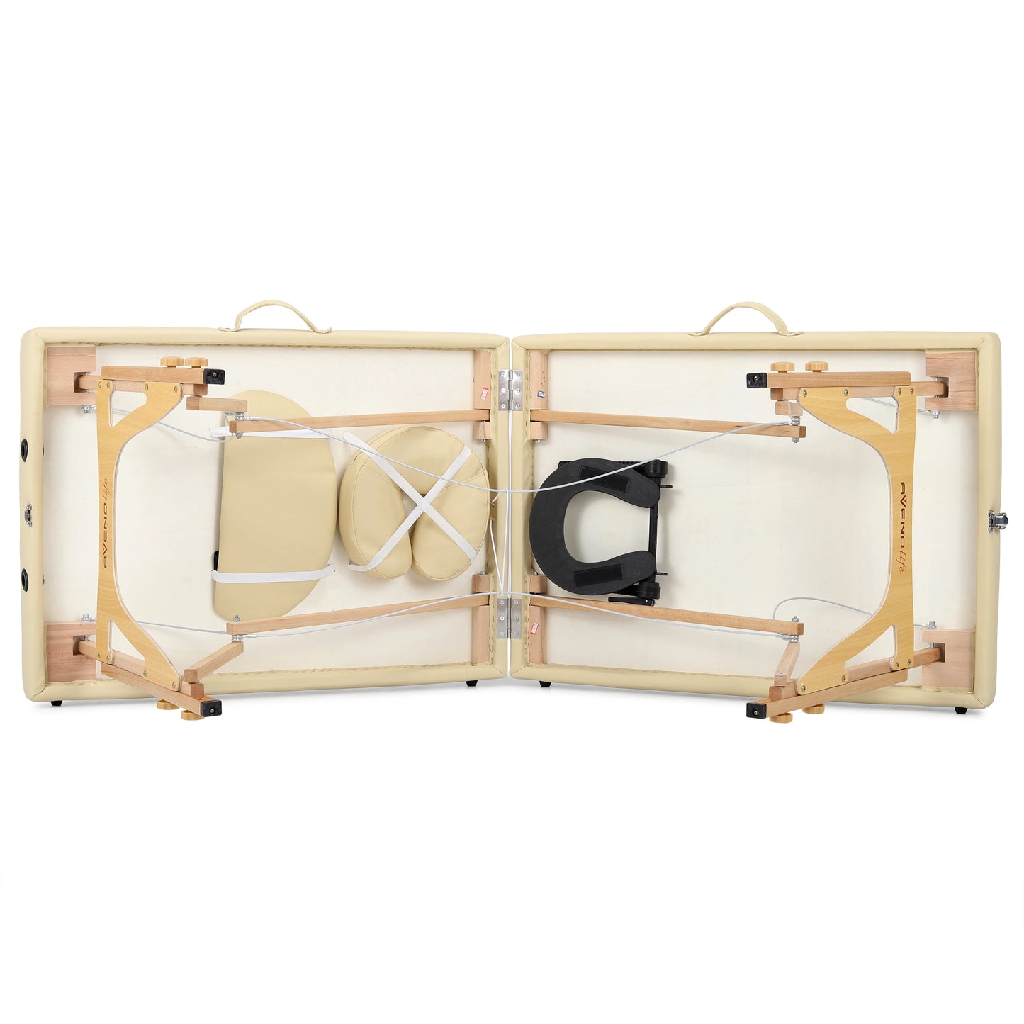 Pārnēsājams masāžas galds Sonia Comfy Base K533, bēšs