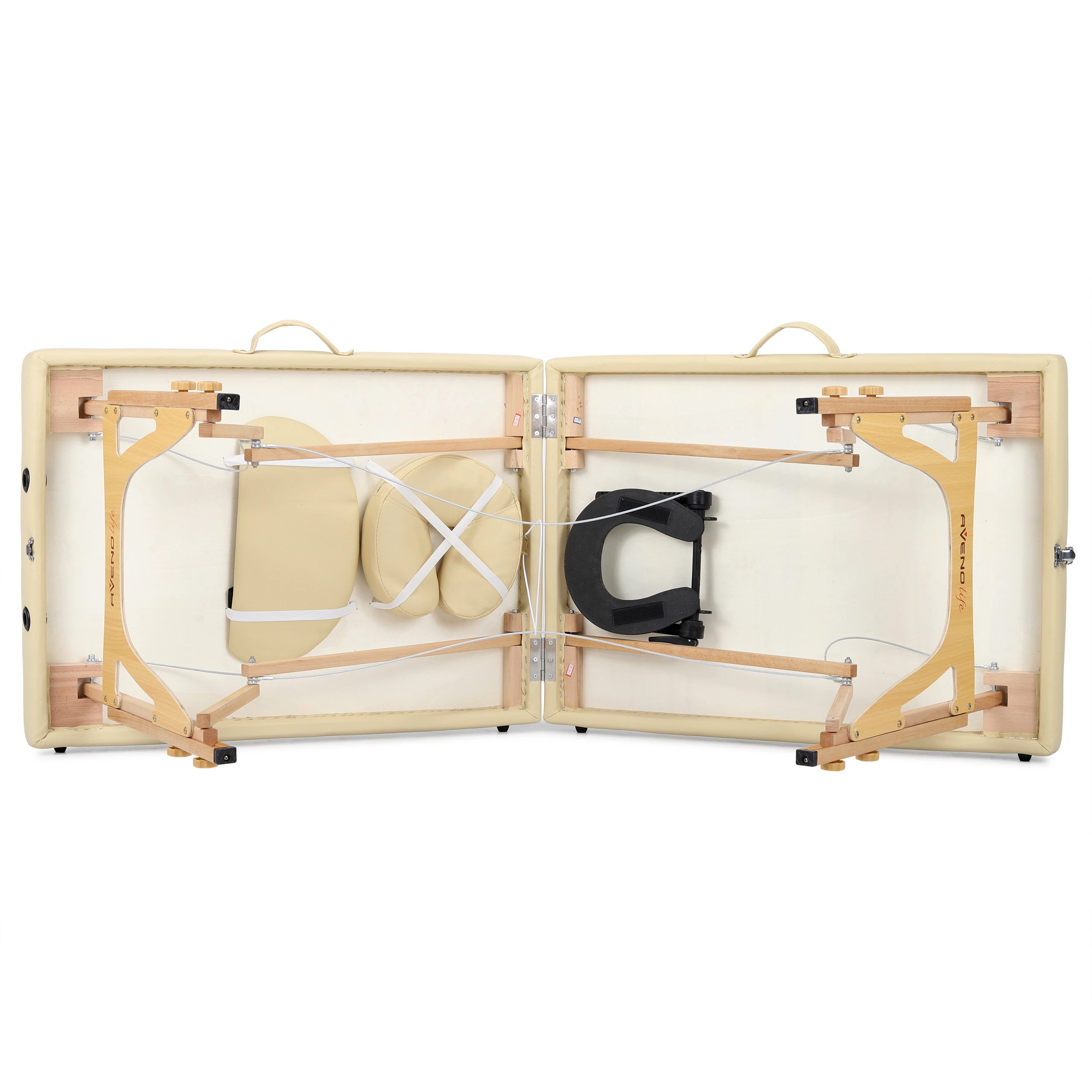 Pārnēsājams masāžas galds Sonia Comfy Base K533, bēšs