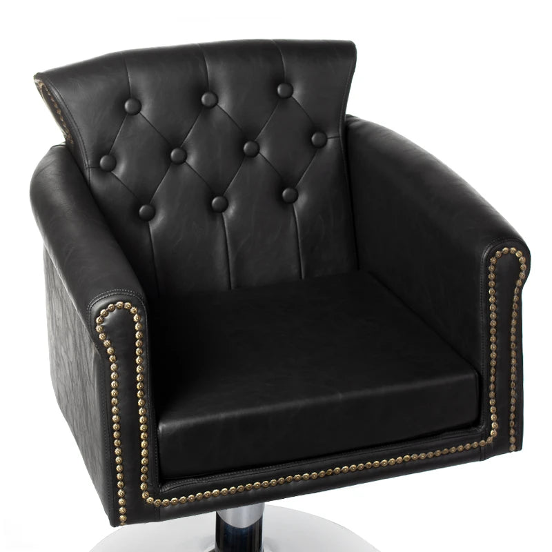 Hairdressing chair ALBERTO BH-8038, black