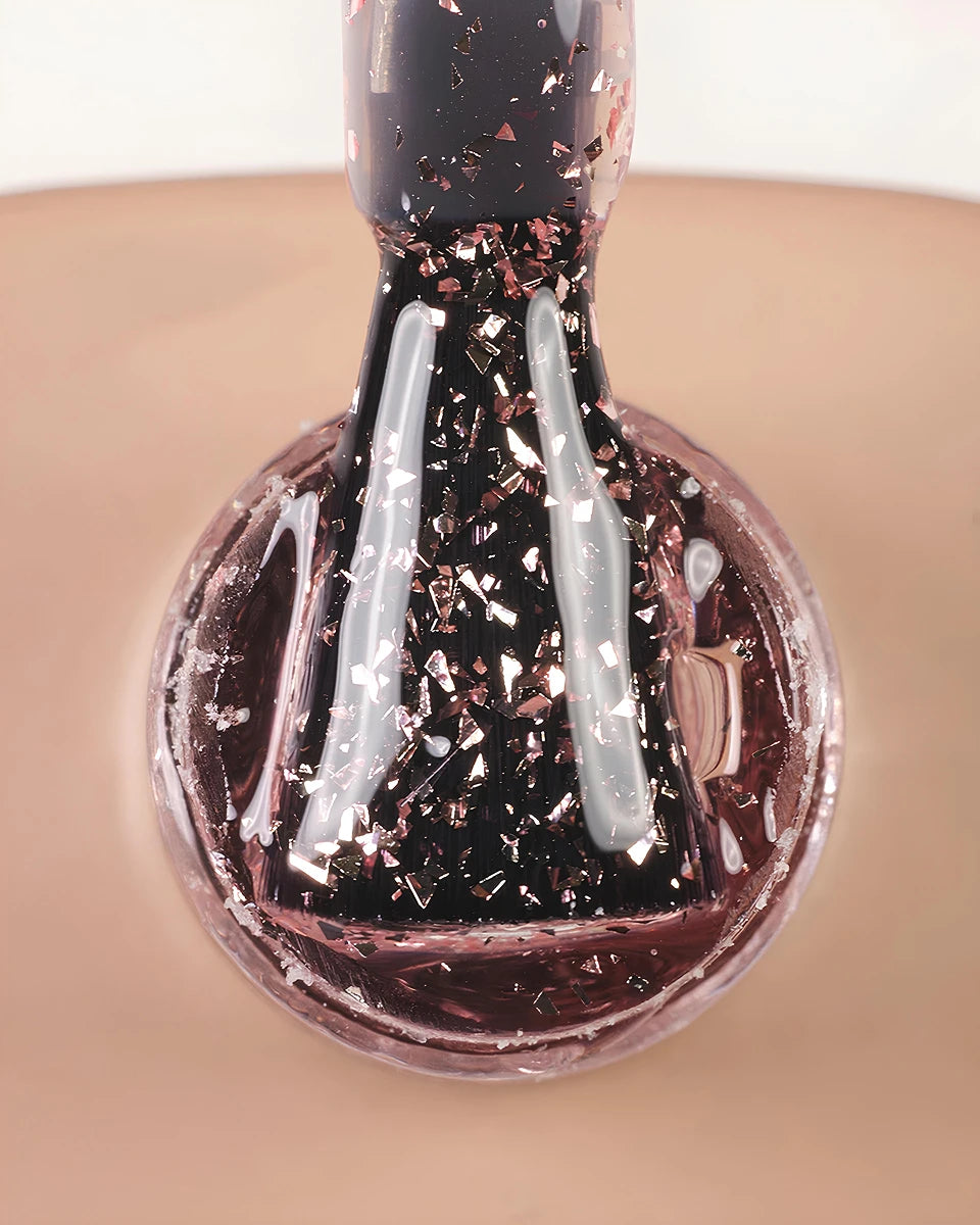 DARK by Rior Top Coat Pink Flake, 10 ml
