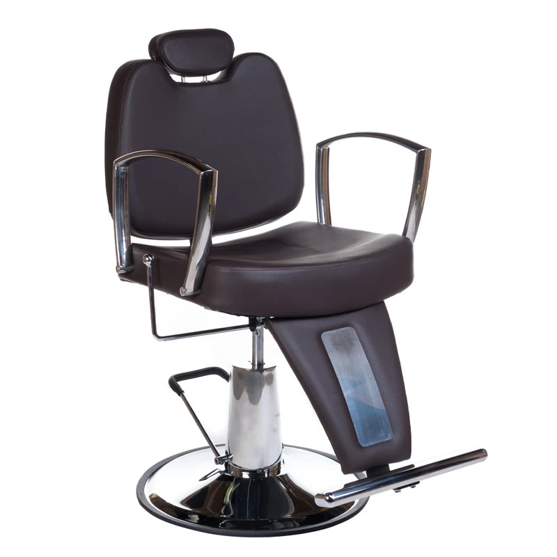 Kirpėjo-barberio kėdė HOMER II BH-31275, ruda