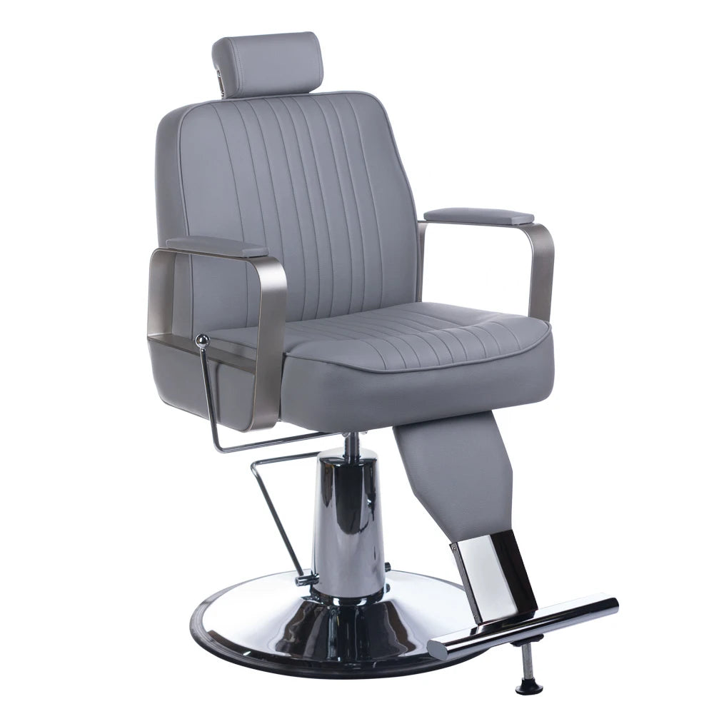 fauteuil Barbier HOMER BH-31237, gris clair