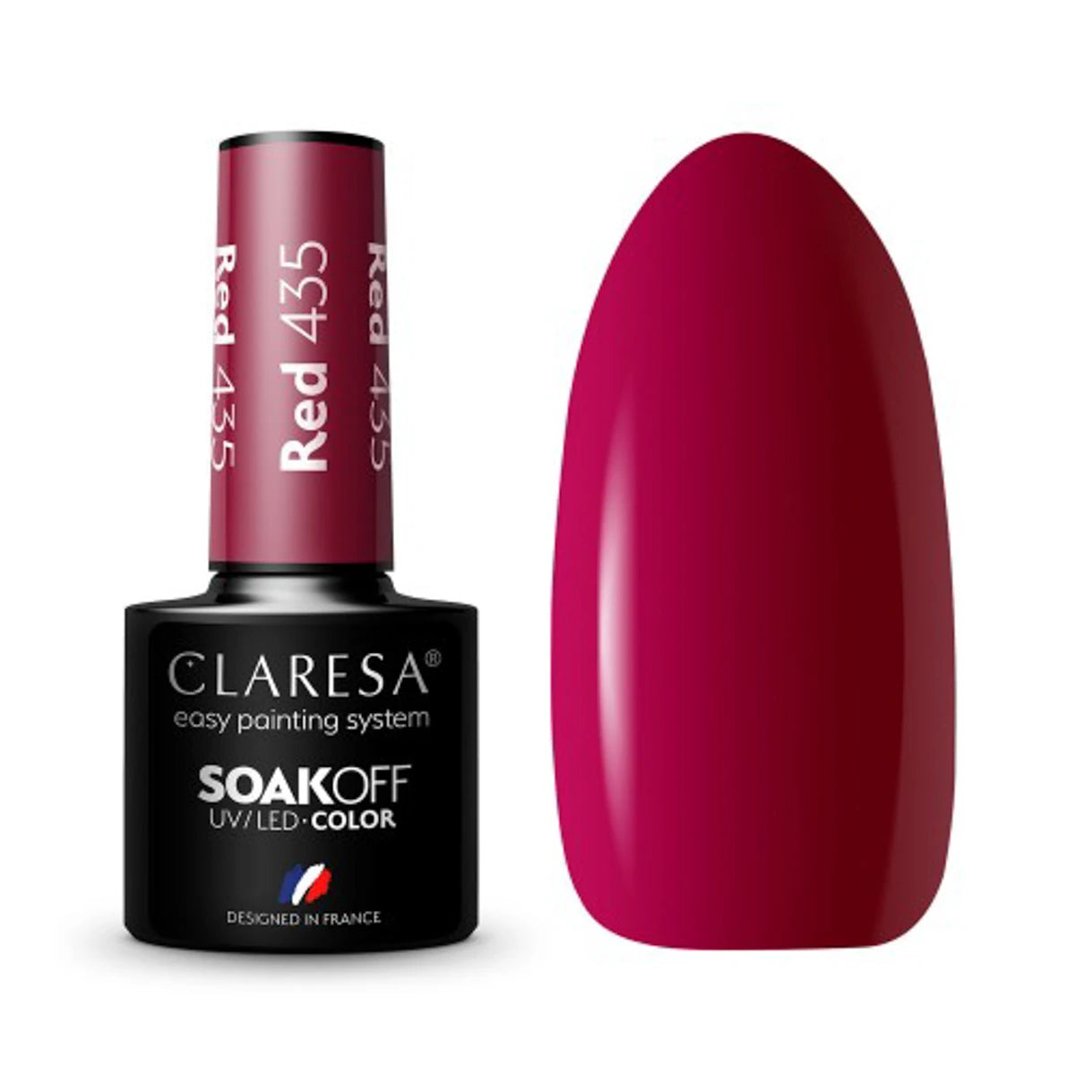 Gel polish RED 435 5ML