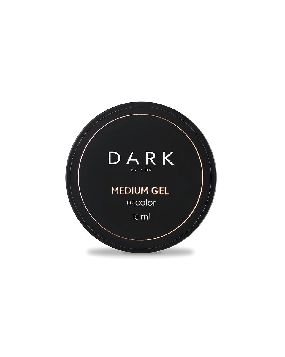DARK Medium Gel №02, 15 ml (without brush)