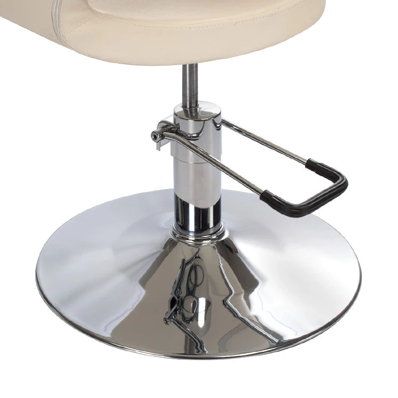 Frisørstol Paolo BH-8821, flødefarvet
